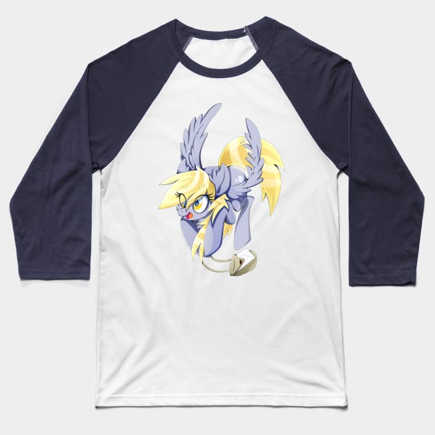 Derpy Baseball T-Shirt by RarieDash